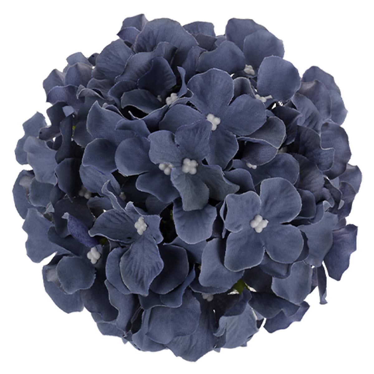 Silk Hydrangea Heads with Stems, Pack of 10