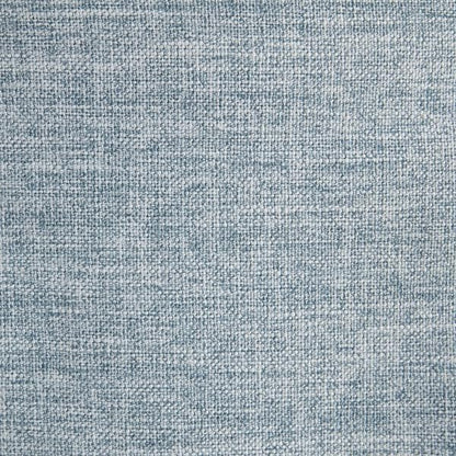 Martha Stewart Light Blue Tufted Round Ottoman
