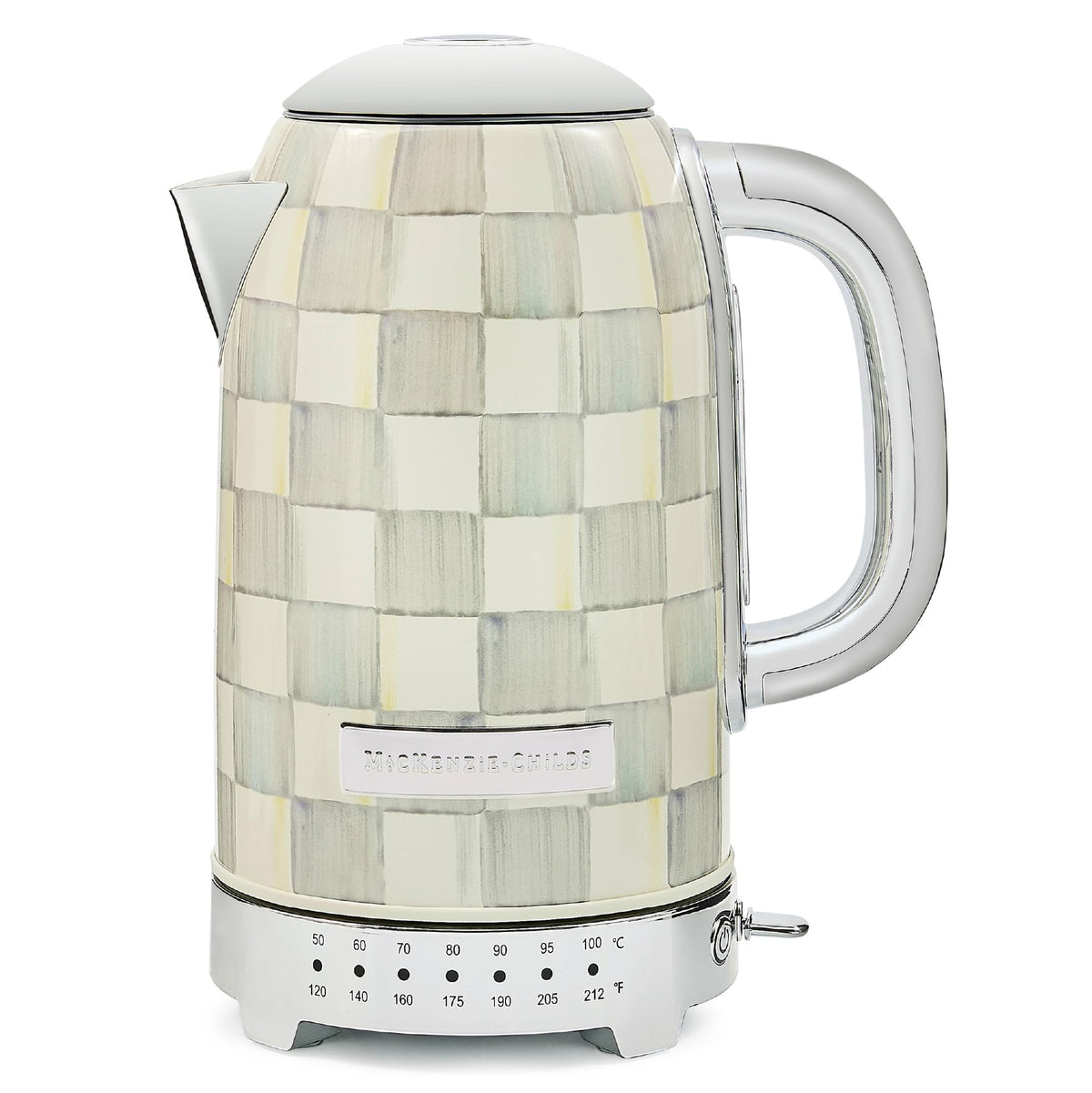 MacKenzie-Childs Electric Kettle, Royal Check