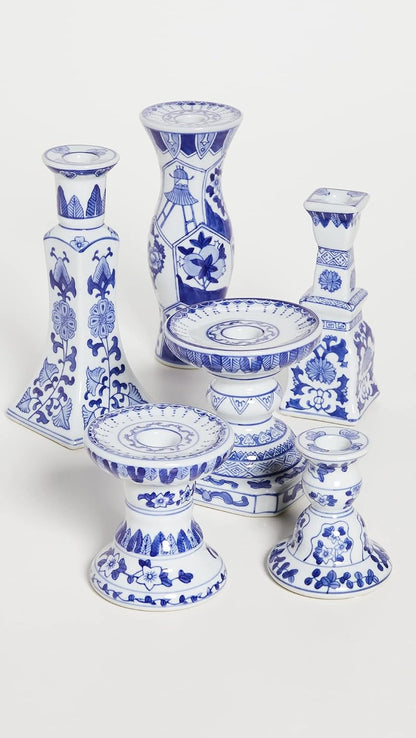Two's Company Canton Candleholders, Set of 6