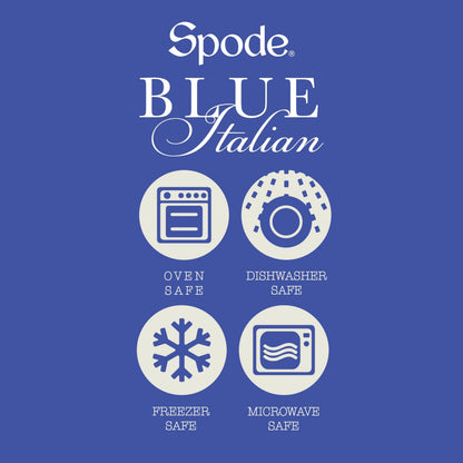 Spode Blue Italian Pickle Dishes, Set of 2