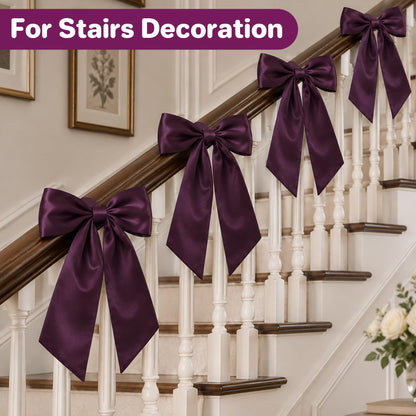 Royal Blue Satin Wreath Sash