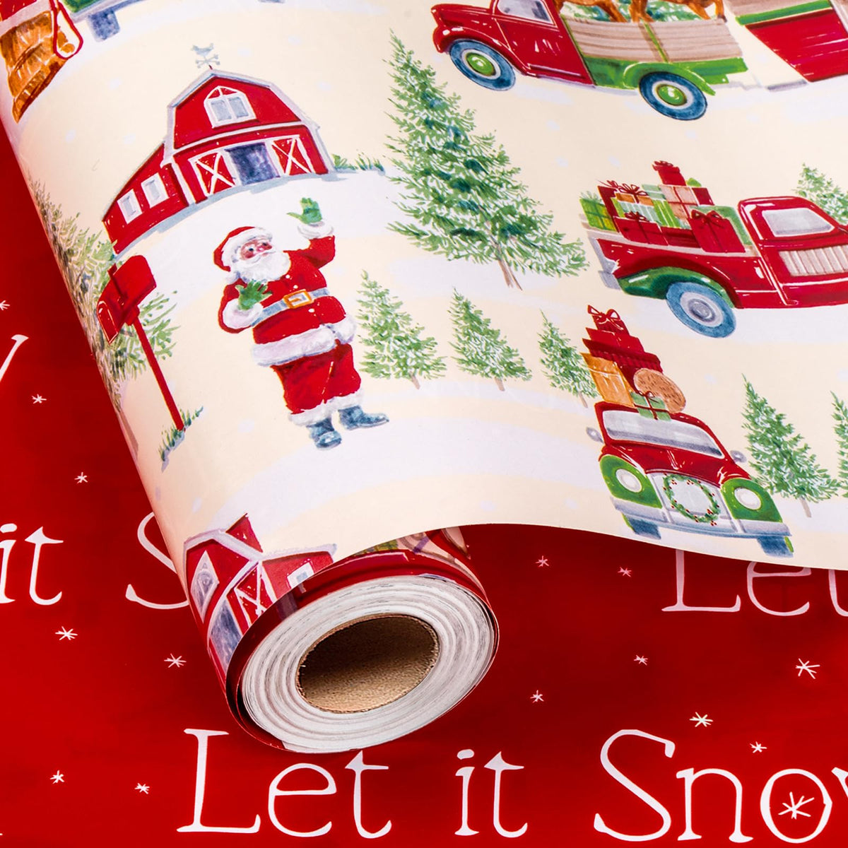 Blue Nutcracker Christmas Wrapping Paper, 32.8 Ft
