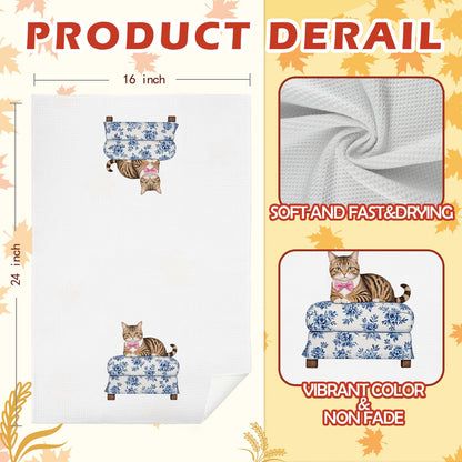 Blue Chinoiserie Kitchen Towel, 16 x 24 Inch