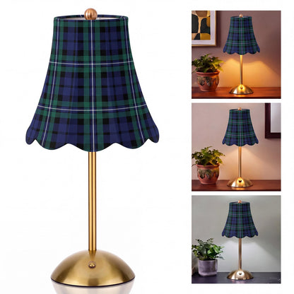 Blue Floral Cordless Table Lamp