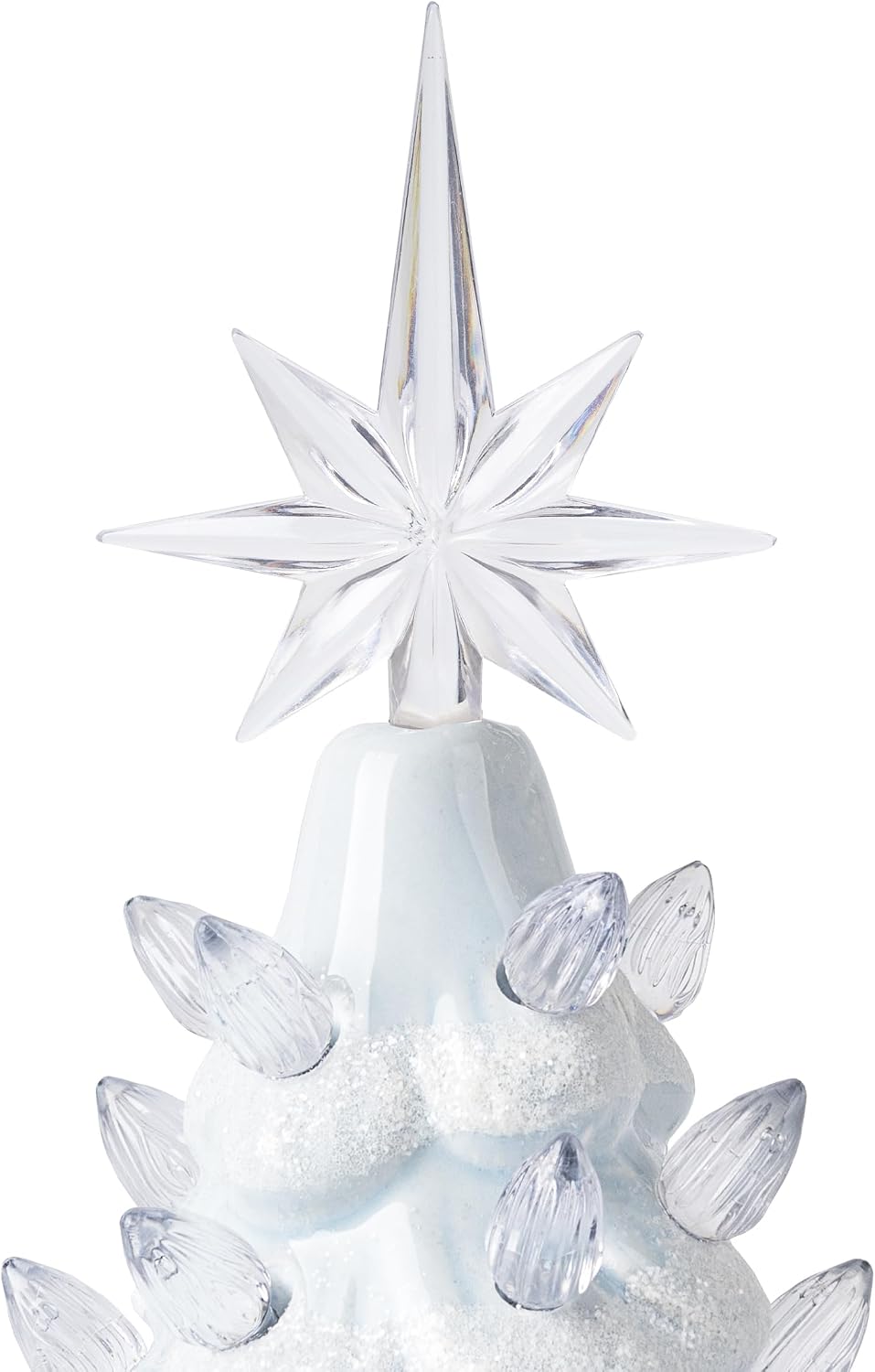 Lighted Ceramic Christmas Tree, 13 Inch