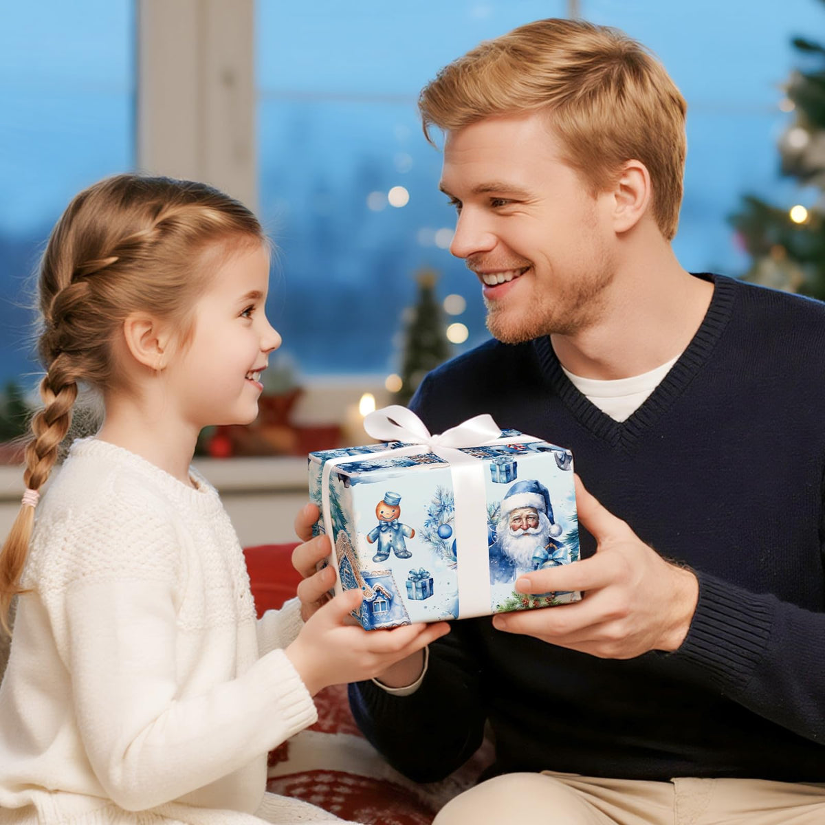 Chinoiserie Nutcracker Christmas Wrapping Paper