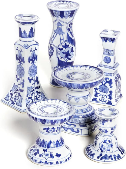 Two's Company Canton Candleholders, Set of 6