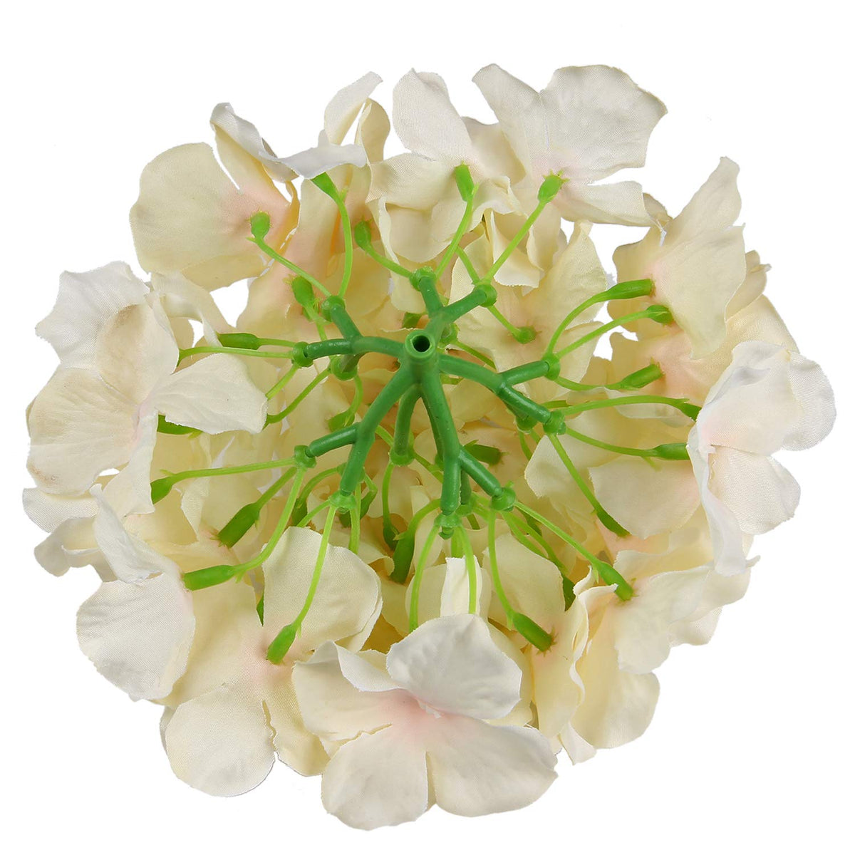 Silk Hydrangea Heads with Stems, Pack of 10