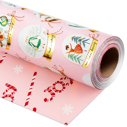 Blue Nutcracker Christmas Wrapping Paper, 32.8 Ft