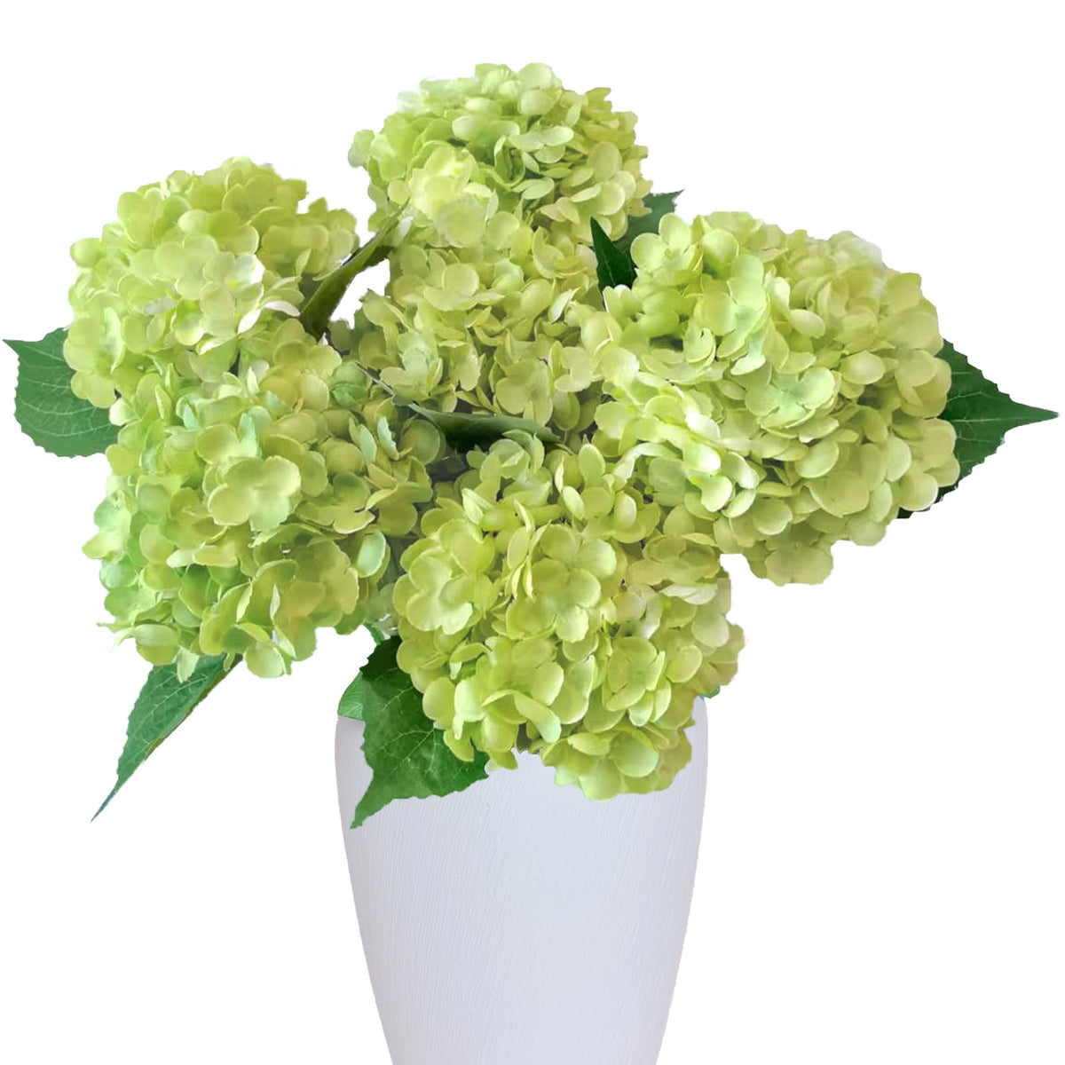 Blue Hydrangea Faux Flowers, 6 Stems