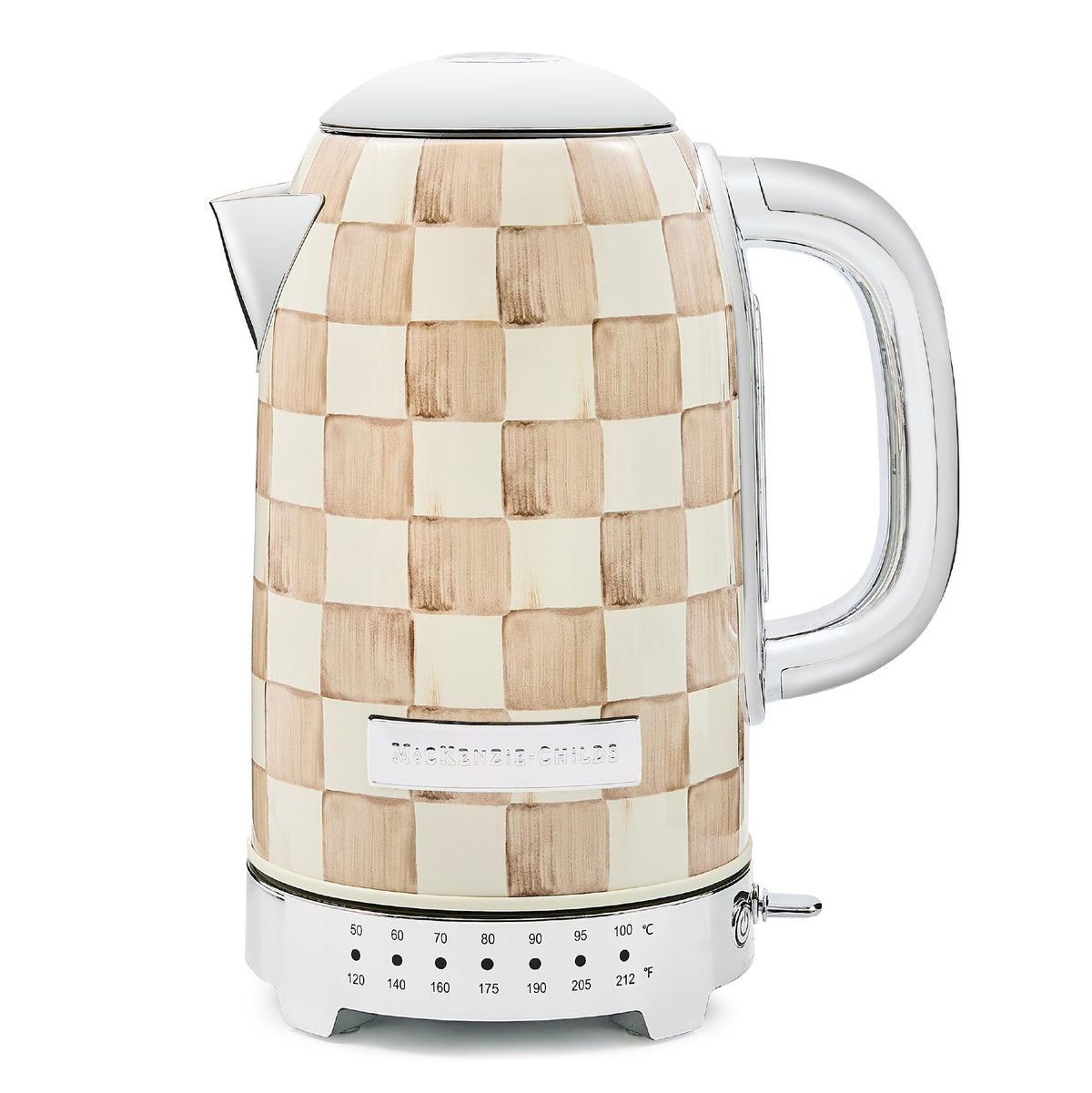MacKenzie-Childs Electric Kettle, Royal Check