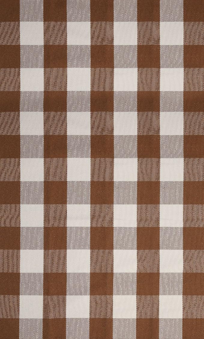 Blue Buffalo Plaid Outdoor Rug, 27.5x43