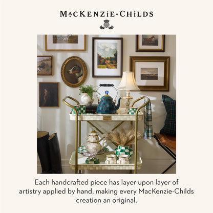 MacKenzie-Childs Enamel Canister Set, Royal Check