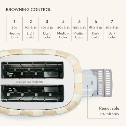 MacKenzie-Childs 2-Slice Toaster, Royal Check