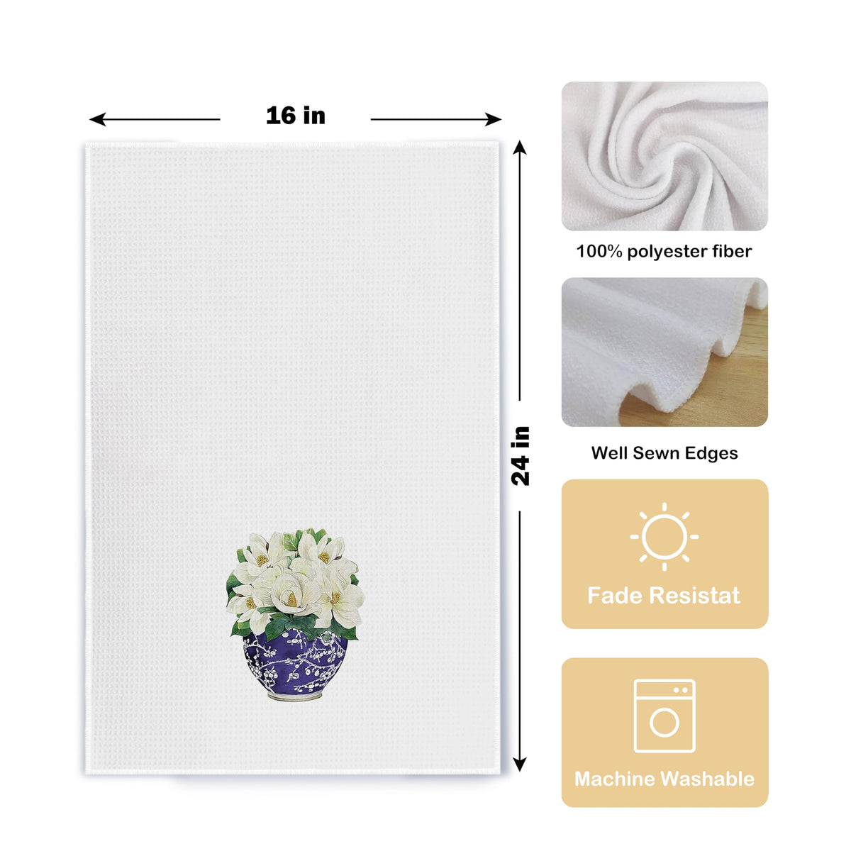 Chinoiserie Kitchen Towels, Set of 2
