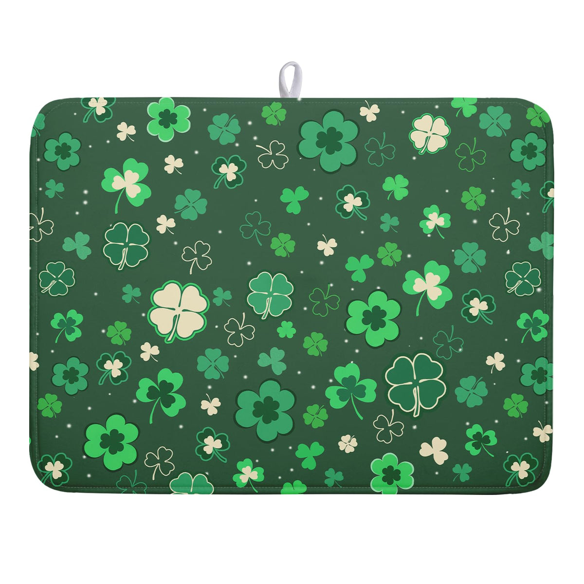 Blue Chinoiserie Floral Dish Drying Mat