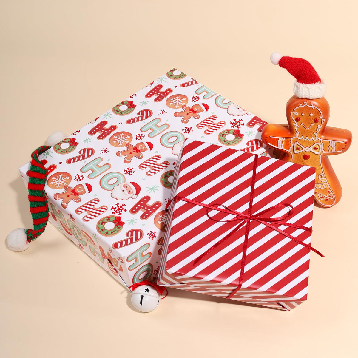Nutcracker Reversible Christmas Wrapping Paper, 33 Ft