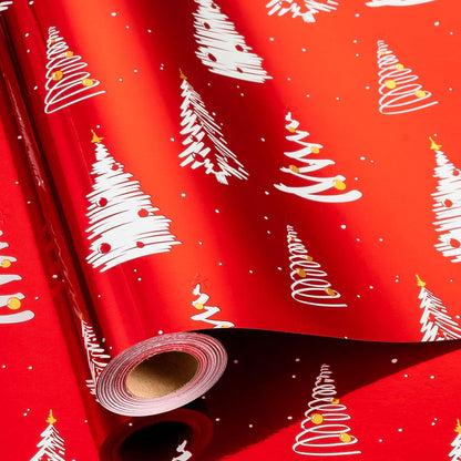 Blue Nutcracker Christmas Wrapping Paper, 32.8 Ft