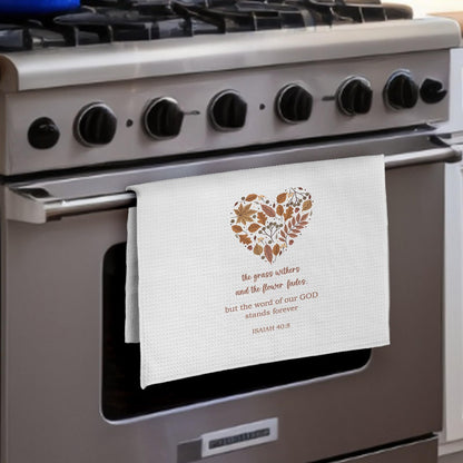 Chinoiserie Waffle Kitchen Towels, 16 x 24 Inch