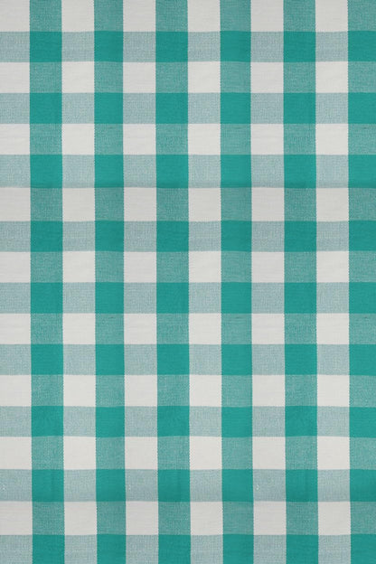 SEEKSEE Blue Buffalo Plaid Porch Rug, 27.5x43
