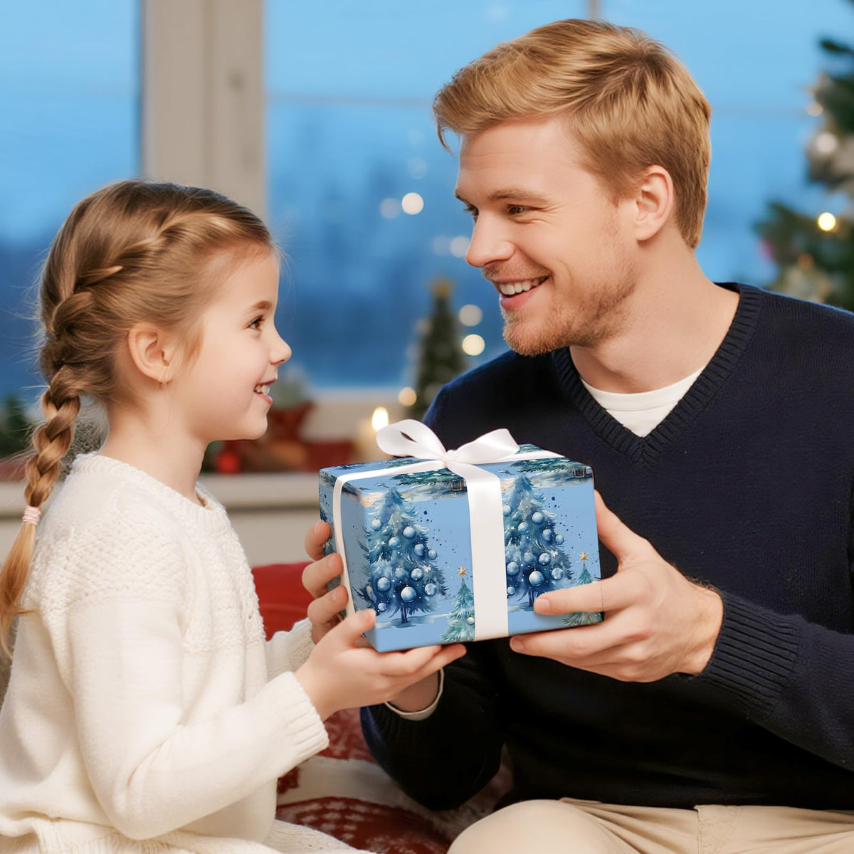 Chinoiserie Nutcracker Christmas Wrapping Paper