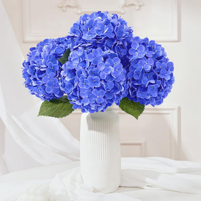 Real Touch Blue Hydrangea Faux Flowers