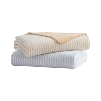 Laura Ashley Reversible Plush Throw, 50x70
