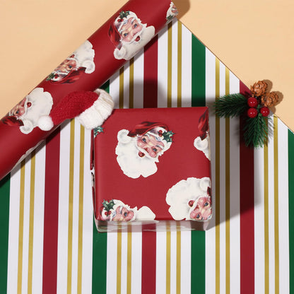 Nutcracker Reversible Christmas Wrapping Paper, 33 Ft