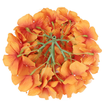 Silk Hydrangea Heads with Stems, Pack of 10
