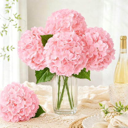 Real Touch Blue Hydrangea Faux Flowers