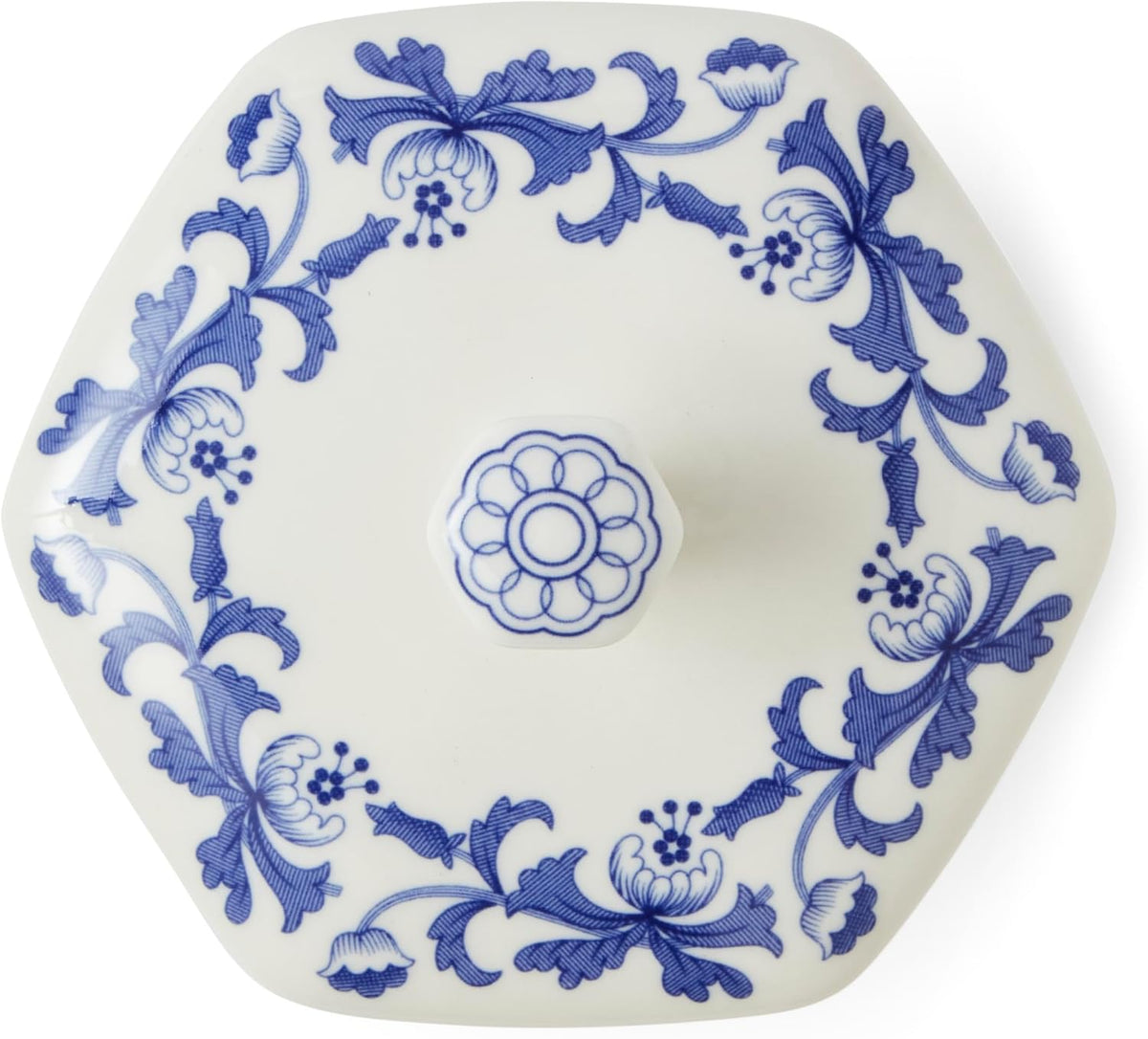 Spode Blue Italian Steccato Vase, 5.2 Inch