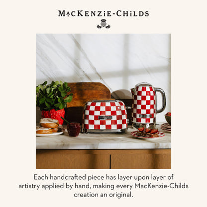 MacKenzie-Childs Electric Kettle, Royal Check