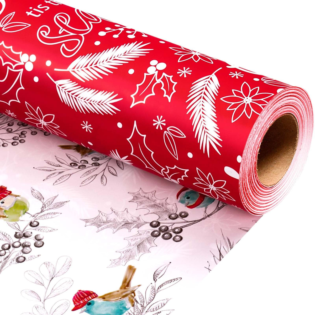 Blue Nutcracker Christmas Wrapping Paper, 32.8 Ft