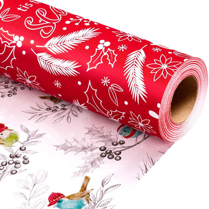 Blue Nutcracker Christmas Wrapping Paper, 32.8 Ft