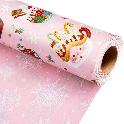 Blue Nutcracker Christmas Wrapping Paper, 32.8 Ft