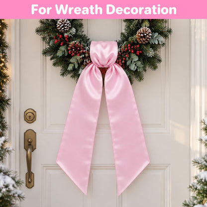 Royal Blue Satin Wreath Sash