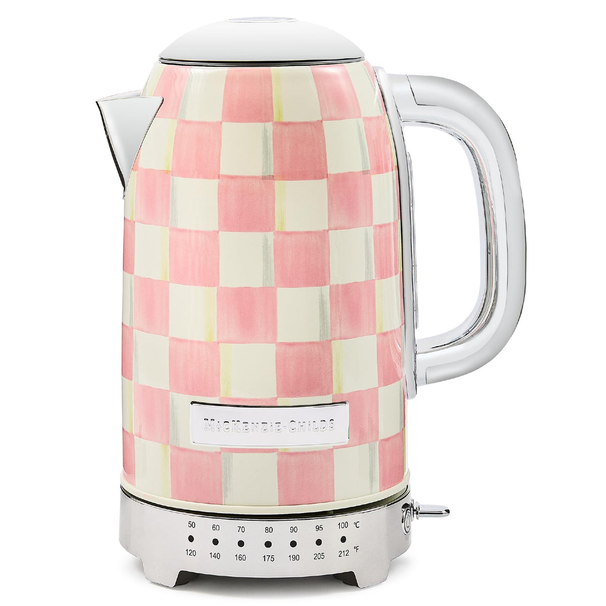 MacKenzie-Childs Electric Kettle, Royal Check