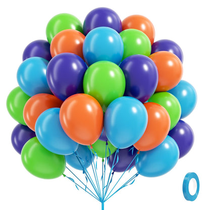 Blue and White Balloon Kit, 60 Pieces