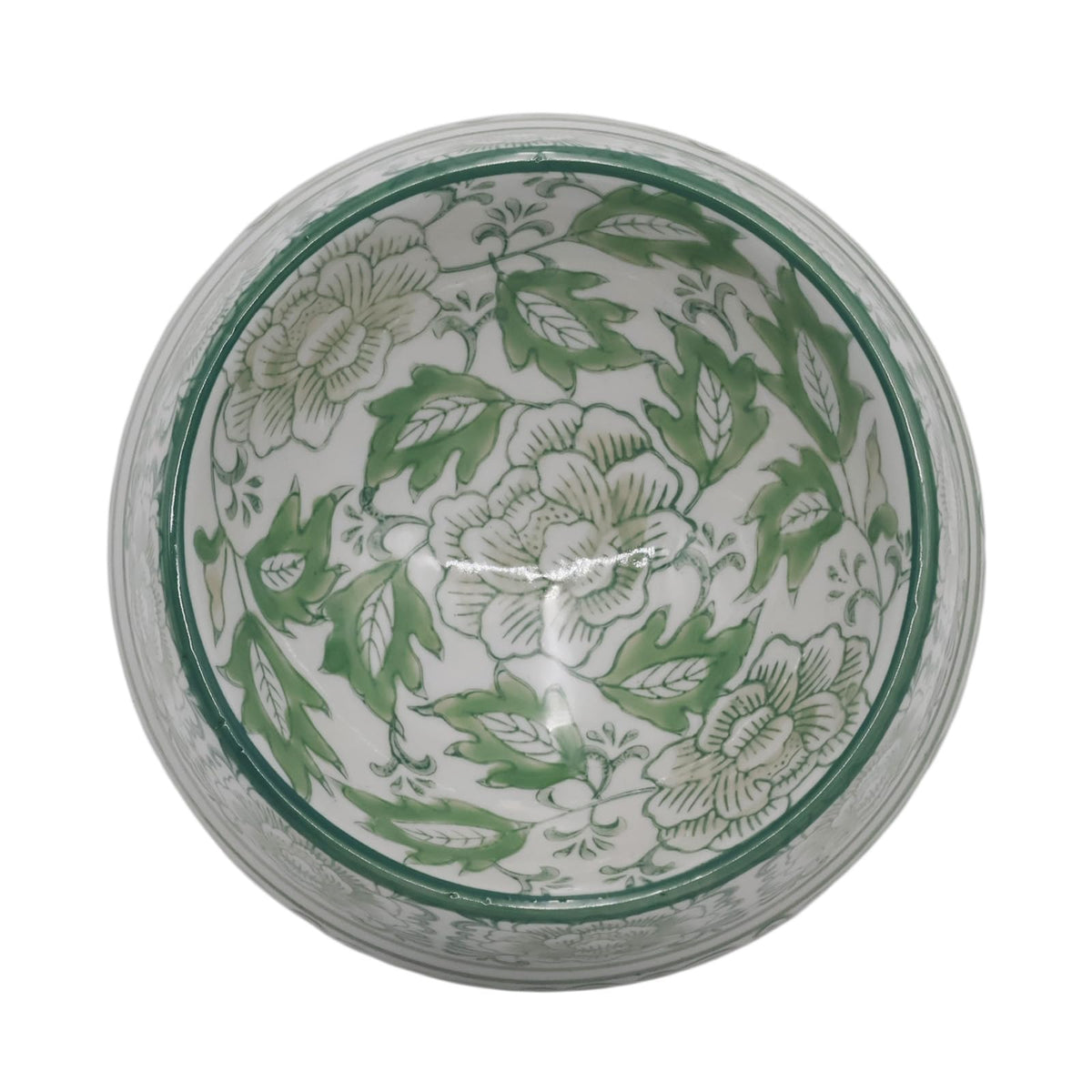 Hand-Painted Blue and White Ceramic Pet Bowl