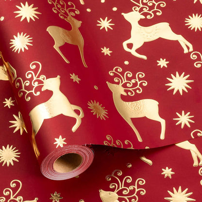 Blue Nutcracker Christmas Wrapping Paper, 32.8 Ft