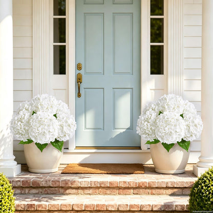 Real Touch Blue Hydrangea Faux Flowers