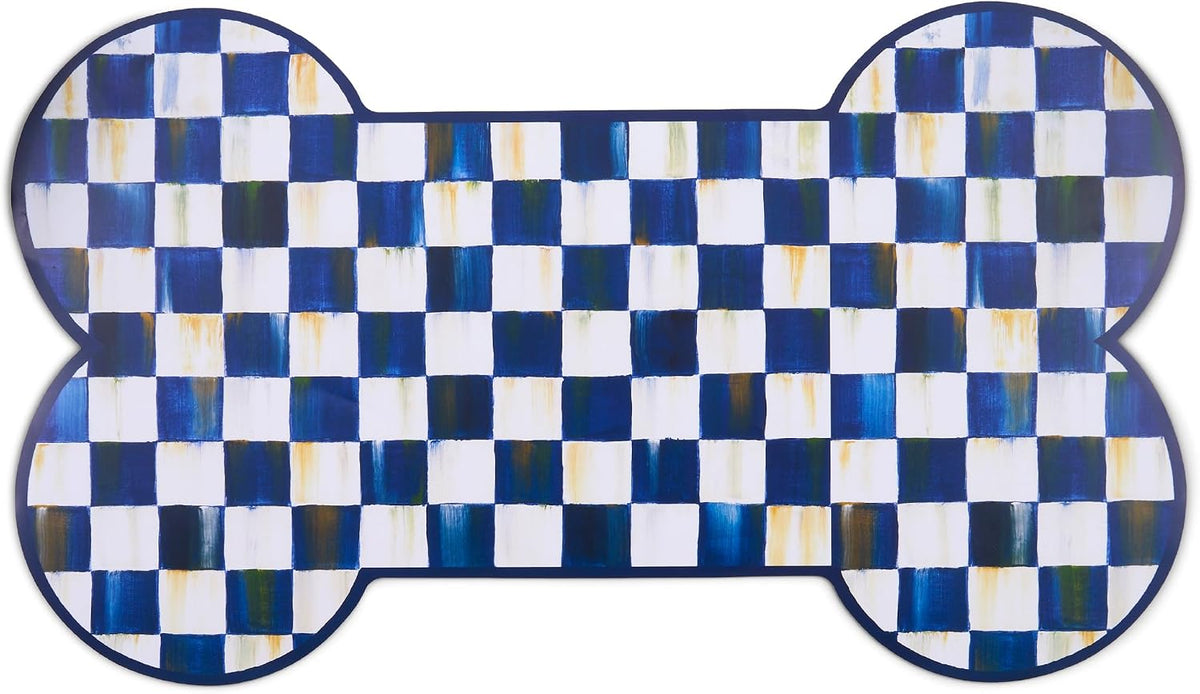 MacKenzie-Childs Pup Placemat, Royal Check