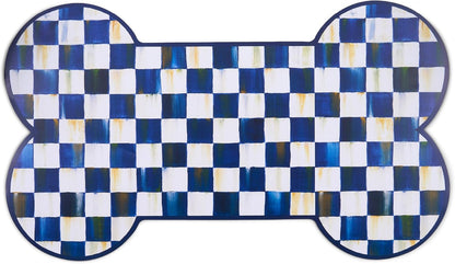 MacKenzie-Childs Pup Placemat, Royal Check