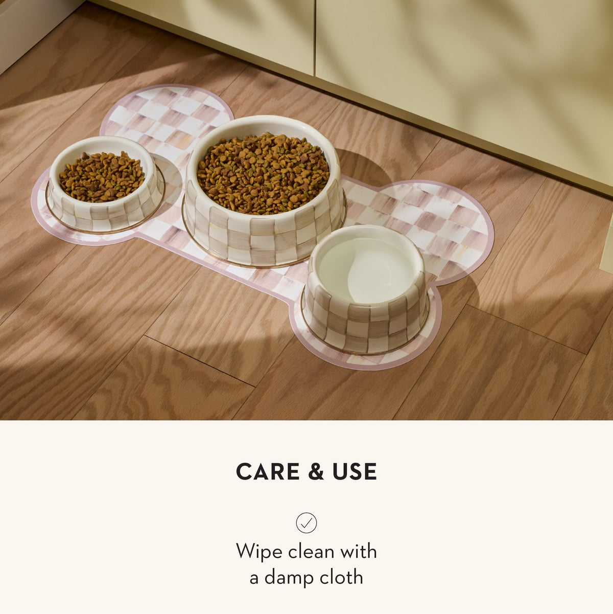 MacKenzie-Childs Pup Placemat, Royal Check
