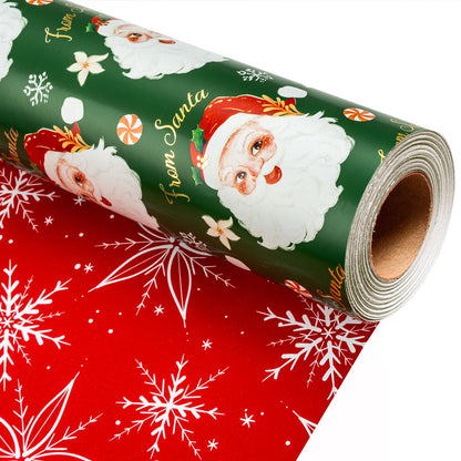 Blue Nutcracker Christmas Wrapping Paper, 32.8 Ft