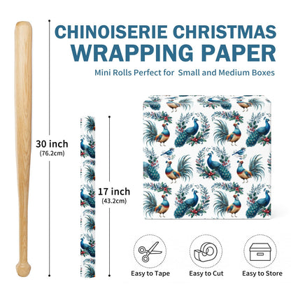 Chinoiserie Nutcracker Christmas Wrapping Paper
