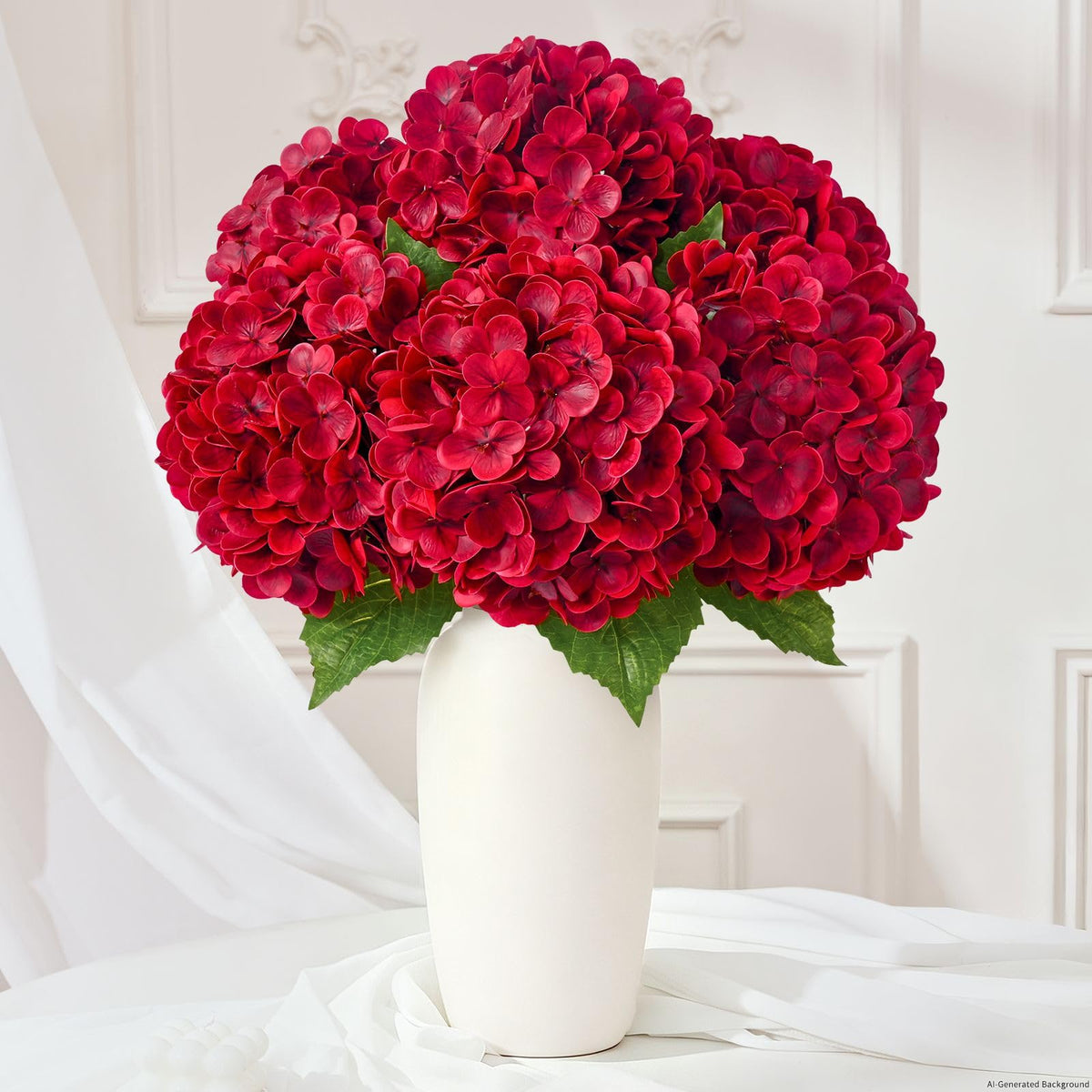 Real Touch Blue Hydrangea Faux Flowers