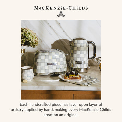 MacKenzie-Childs Electric Kettle, Royal Check
