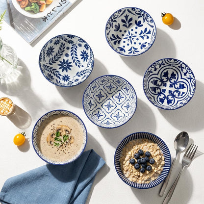 Ceramic Soup Bowls, Set of 6